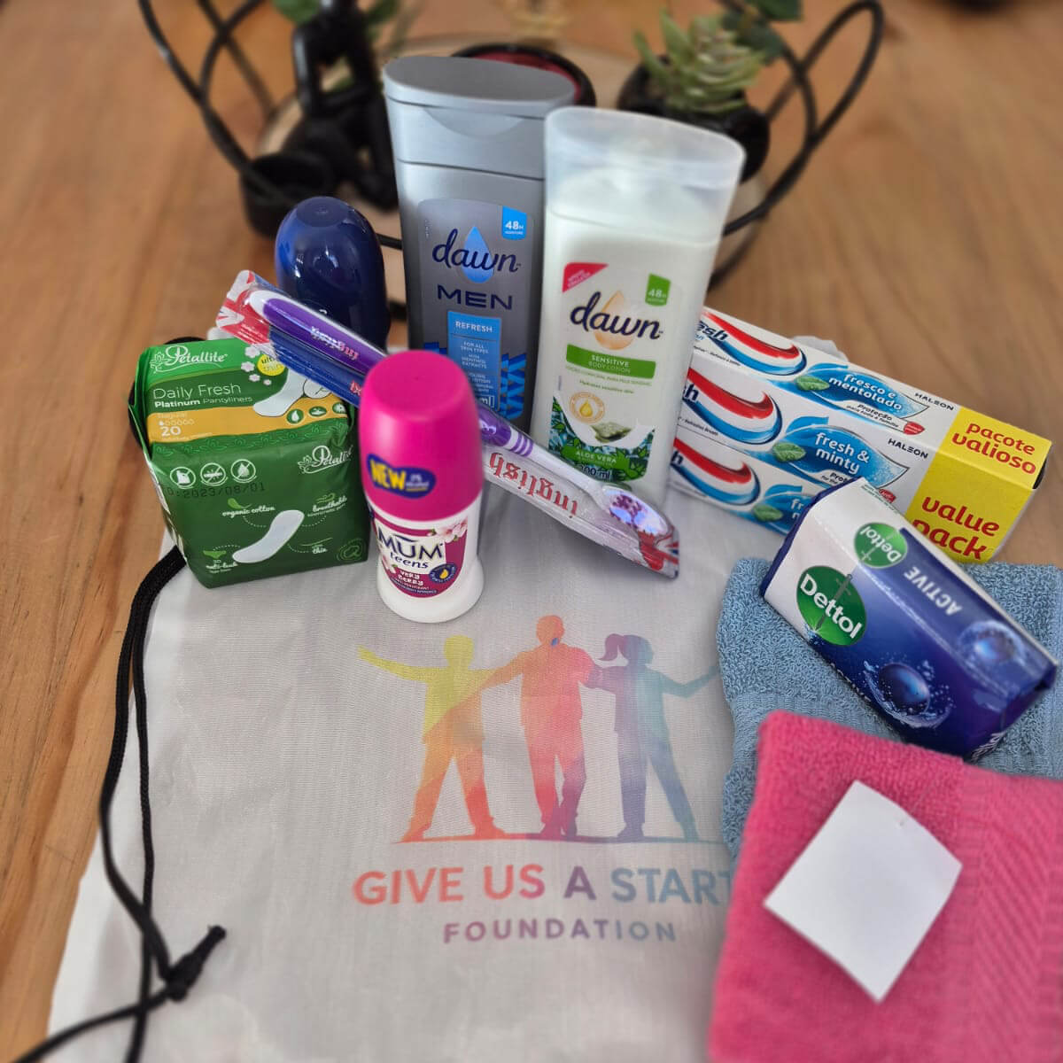Donate a Hygiene Pack | Give Us A Start | South Africa